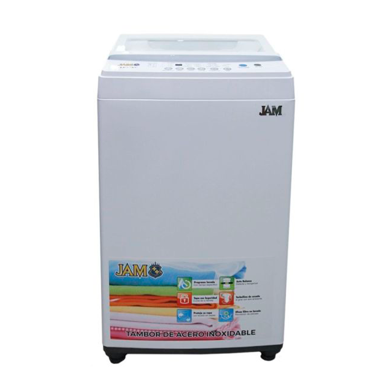 LAVARROPAS JAM AUTOMATICO ALBA 7KG, CARGA SUPERIOR, BLANCO