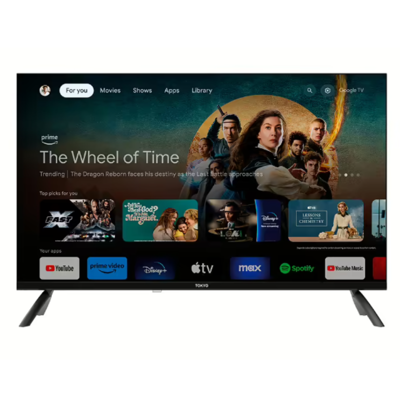 TV SMART TOKYO GOOGLE TV 32 HD FRAMELESS C/ CHROMECAST  TVTOKHF32GTV -