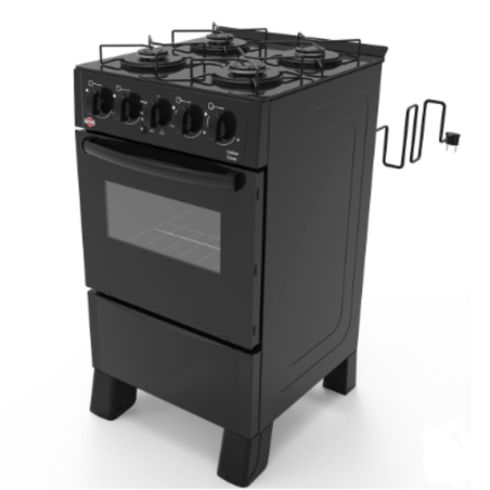 COCINA A GAS TOKYO DALLAS GLASS SILVER 4H C/ENCENDIDO HORNO