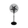 VENTILADOR TOKYO DE PIE NEGRO "BRAVISIMO" 3 VEL.