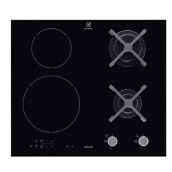 ANAFE HIBRIDO ELECTROLUX A GAS 2 HORNALLAS INDUCCION IE60H