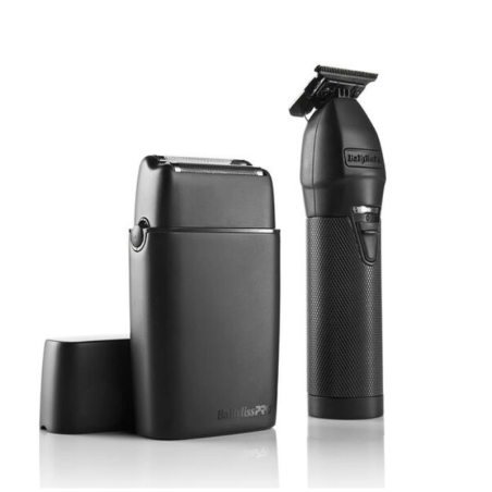 AFEITADORA BABYLISS PACK MATE BLACK (TRIMMER+SHAVE DOBLE)  --