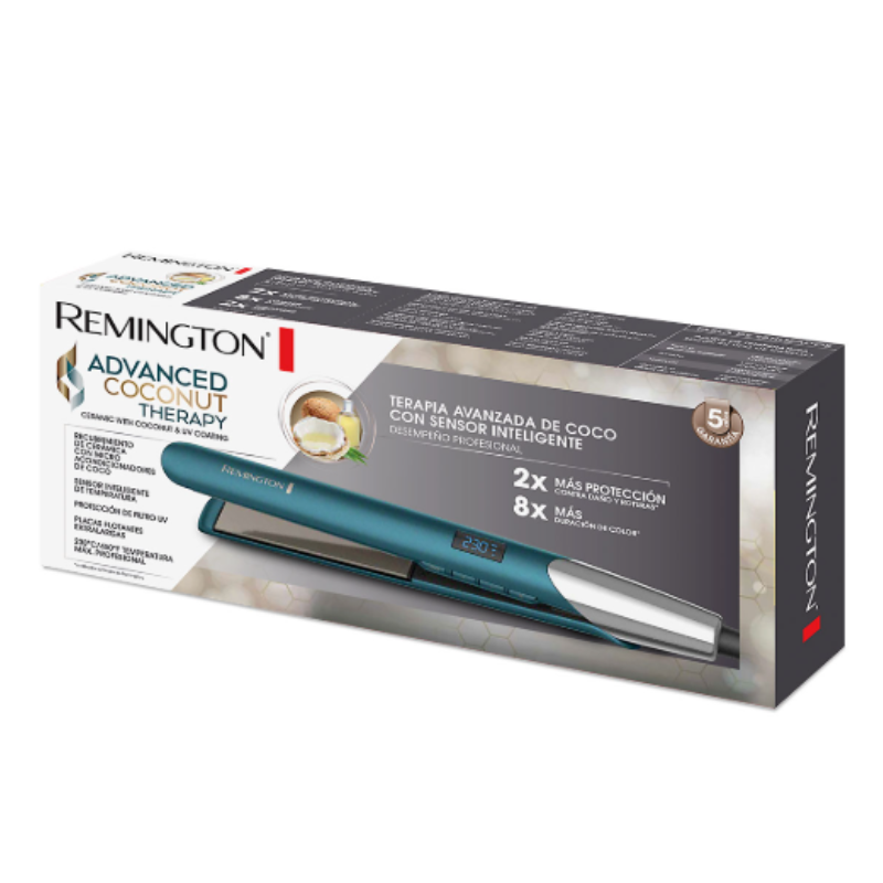 ALISADOR DE PELO REMINGTON S-8607 ADVANCED THERAPY CON COCO