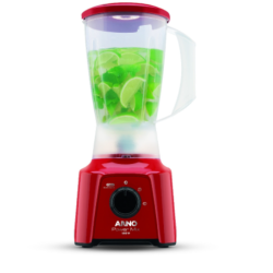LICUADORA POWER MIX LQ11 220V ROJO 550W 4 LAMIN