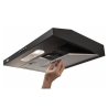 PURIFICADOR/EXT DE COCINA 60CM TOKYO SLIM NEGRO 105W  EDTPCSLIM60N  --